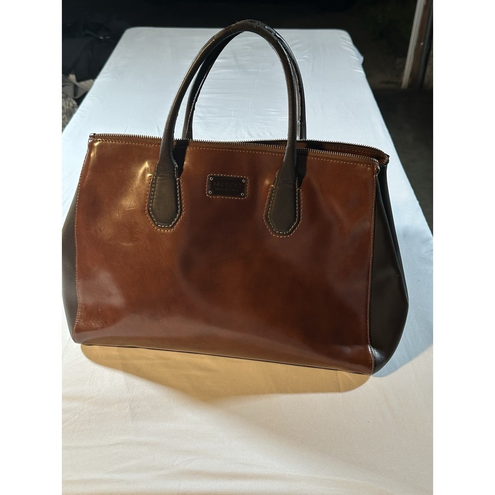 IACUCCI Brown Genuine Italian Leather Purse Made in Italy